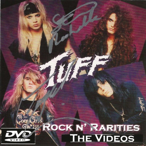 Tuff 'Rock N' Rarities' The Videos DVD Autographed by Stevie and Todd
