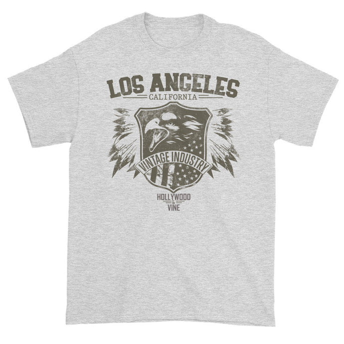 Los Angeles Vintage Grey Short Sleeve Unisex T-Shirt