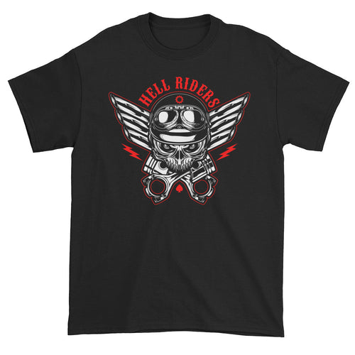 Hellrider Wings Black Short Sleeve Unisex T-Shirt