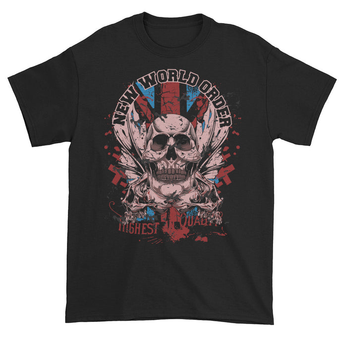 New World Order Black Short Sleeve Unisex T-Shirt
