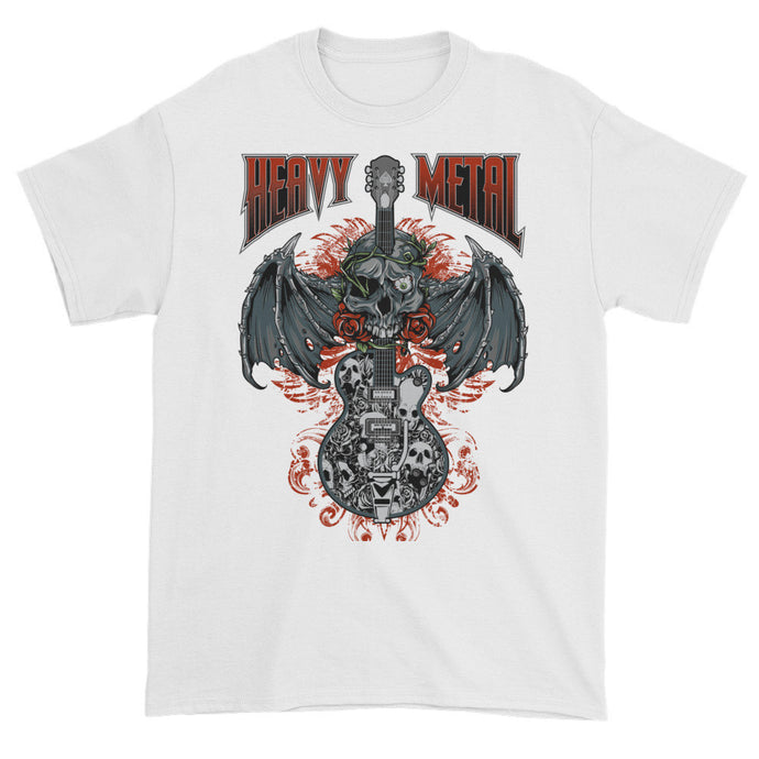 Heavy Metal White Short Sleeve Unisex T-Shirt