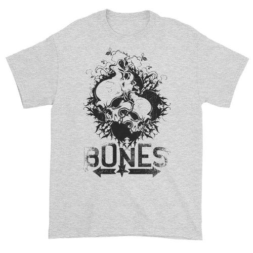 Bad To The Bones Grey Unisex Short Sleeve T-Shirt