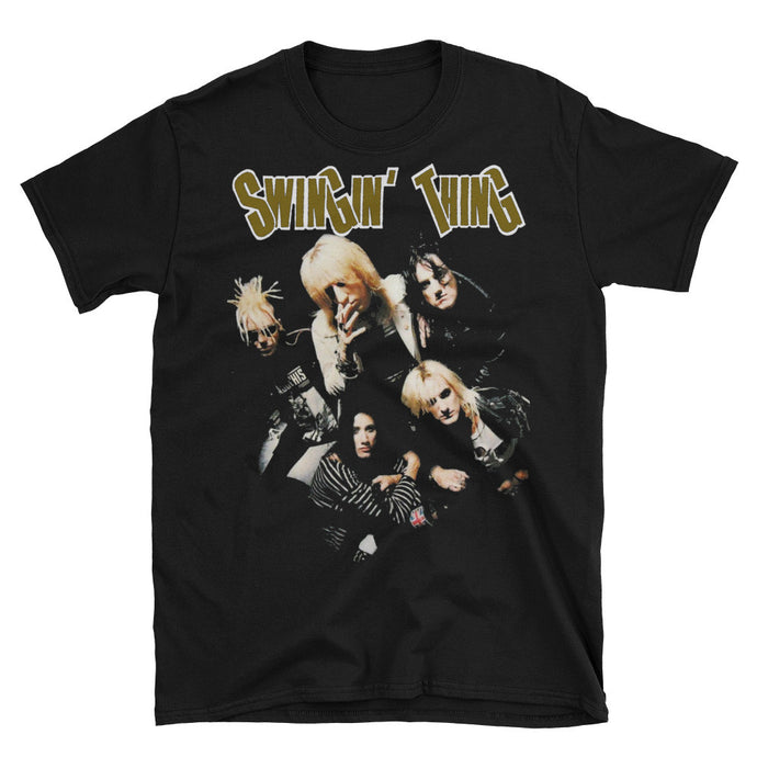 Swingin Thing Black Unisex T-Shirt